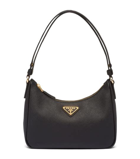 black leather prada bag|prada leather shoulder bag price.